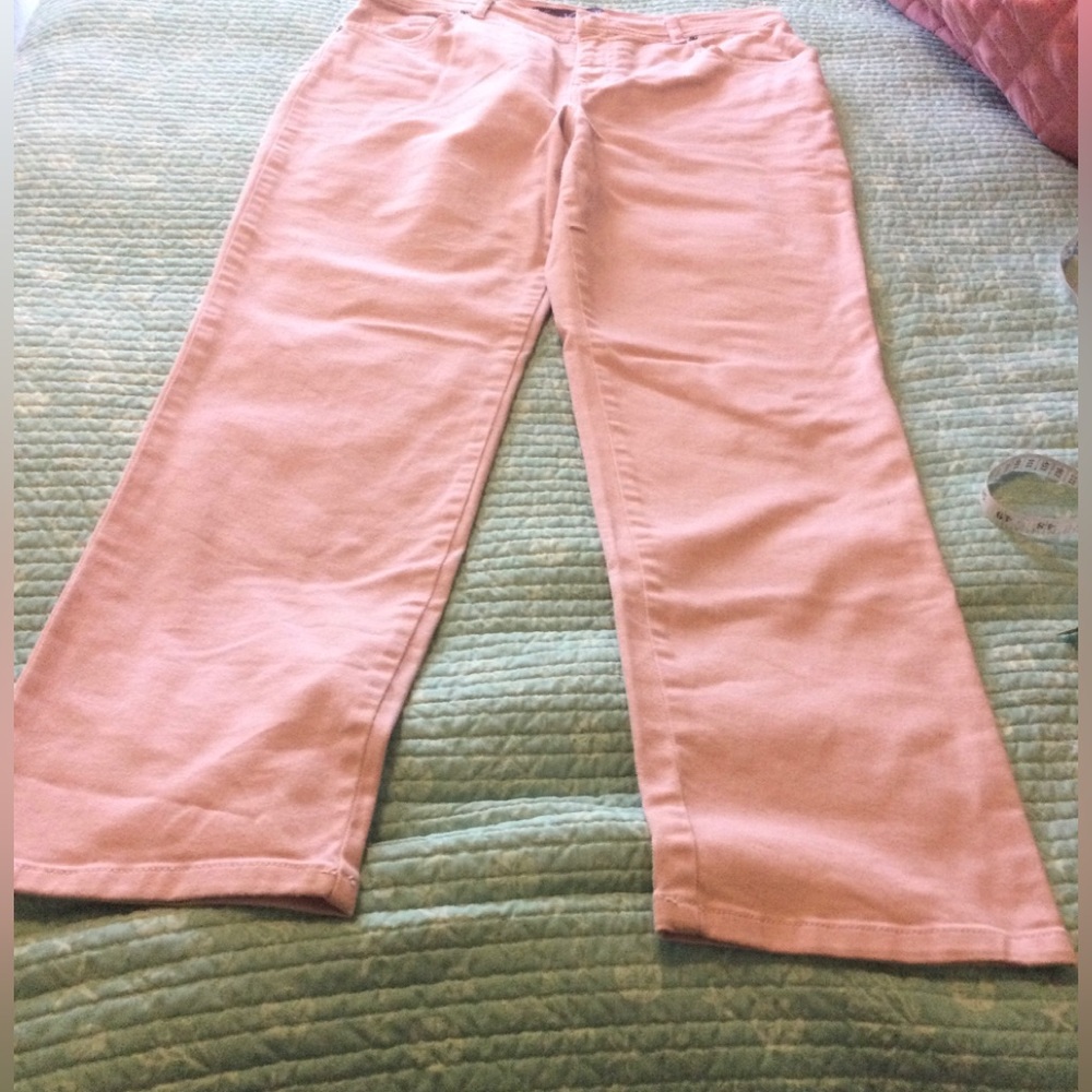 Gloria Vanderbilt dusty pink jeans Sz 12